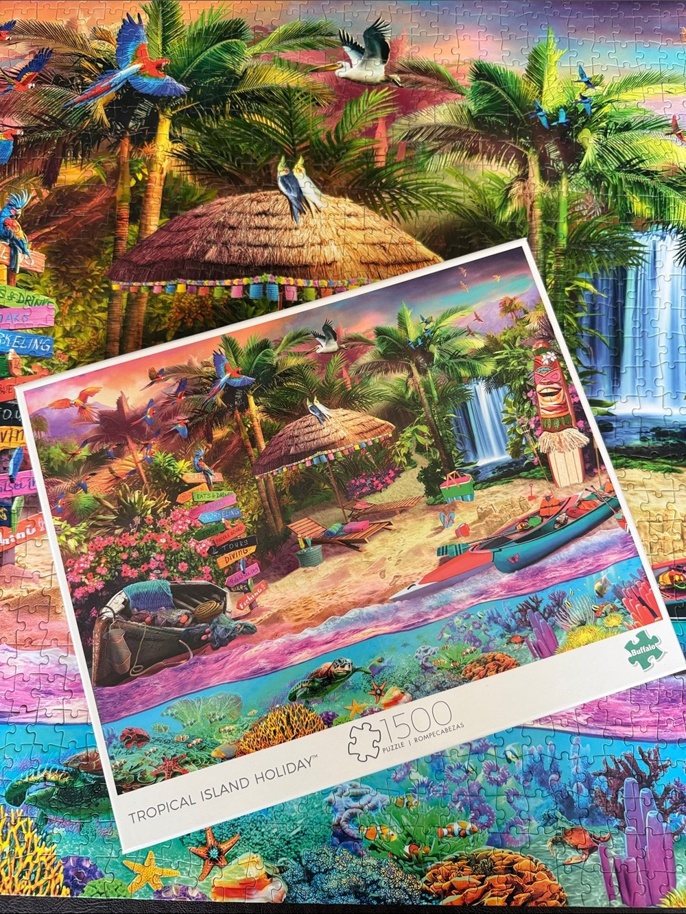 Buffalo Games Tropical Island Holiday Puzzle 1500 Pieces